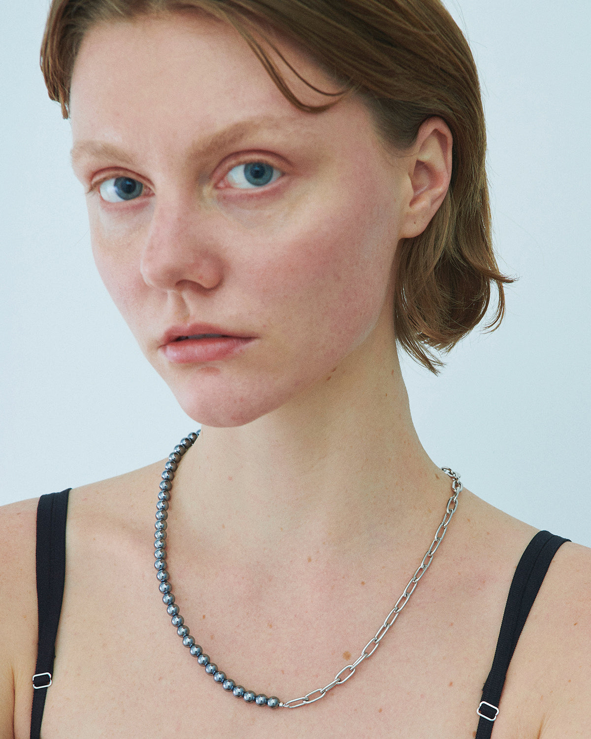 Silica & Chain Necklace (L)