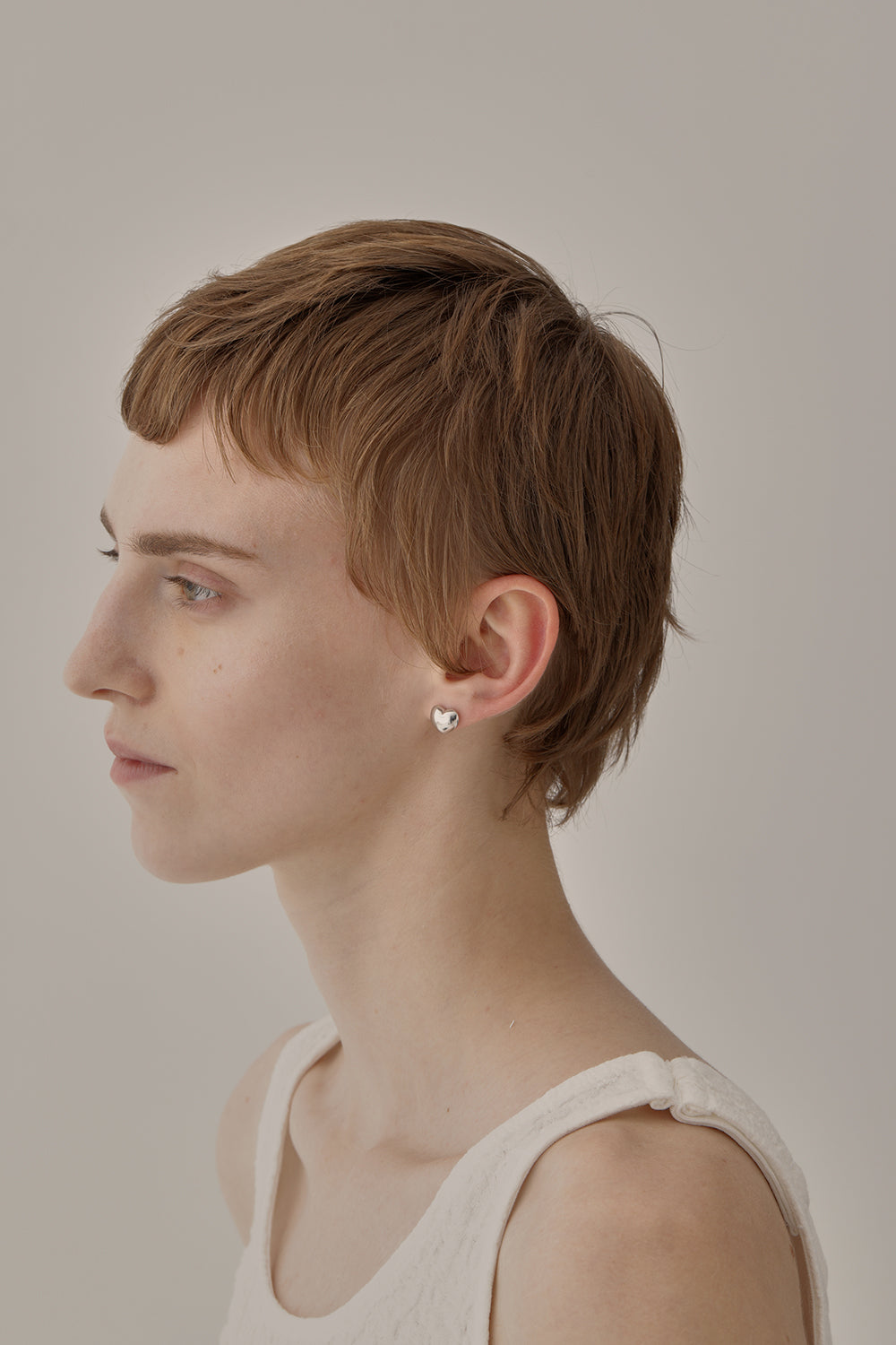 22 Pearl Pierced(Heart)