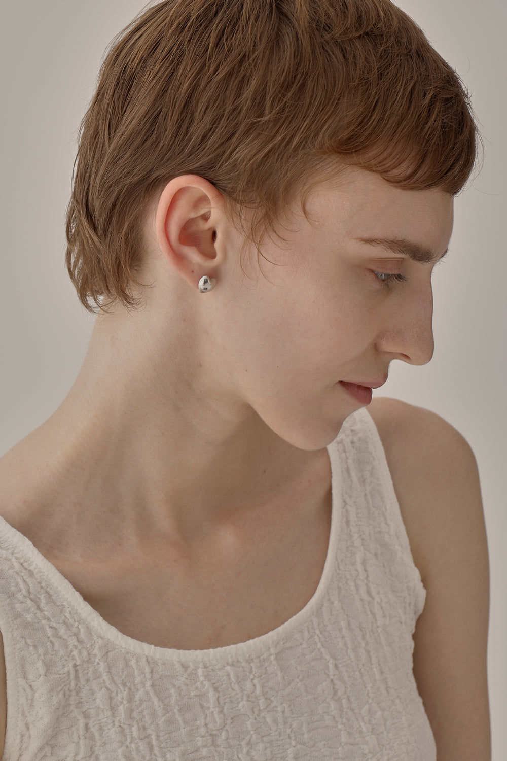 22 Pearl Pierced(Heart)