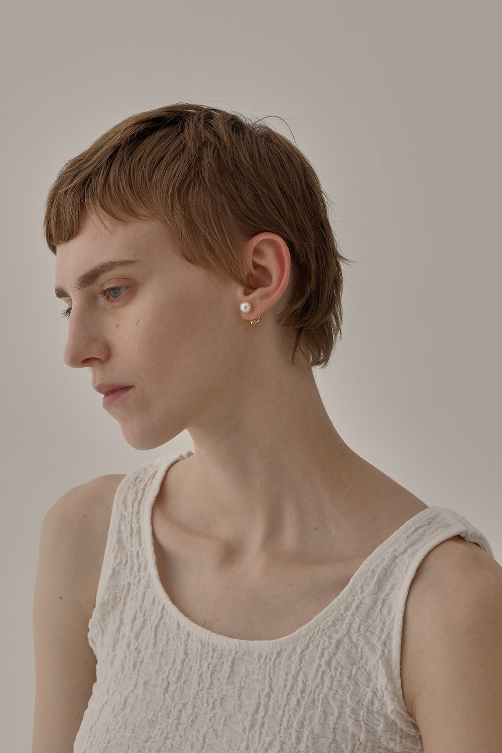 22 Pearl Pierced(Heart)