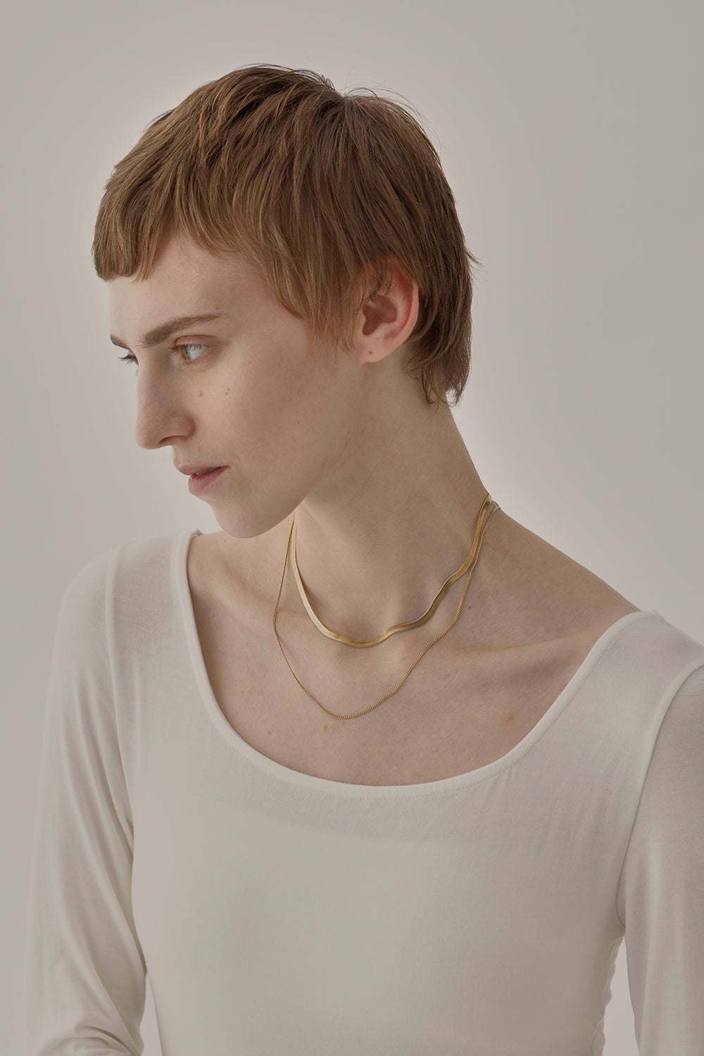 Set Necklace Sliver