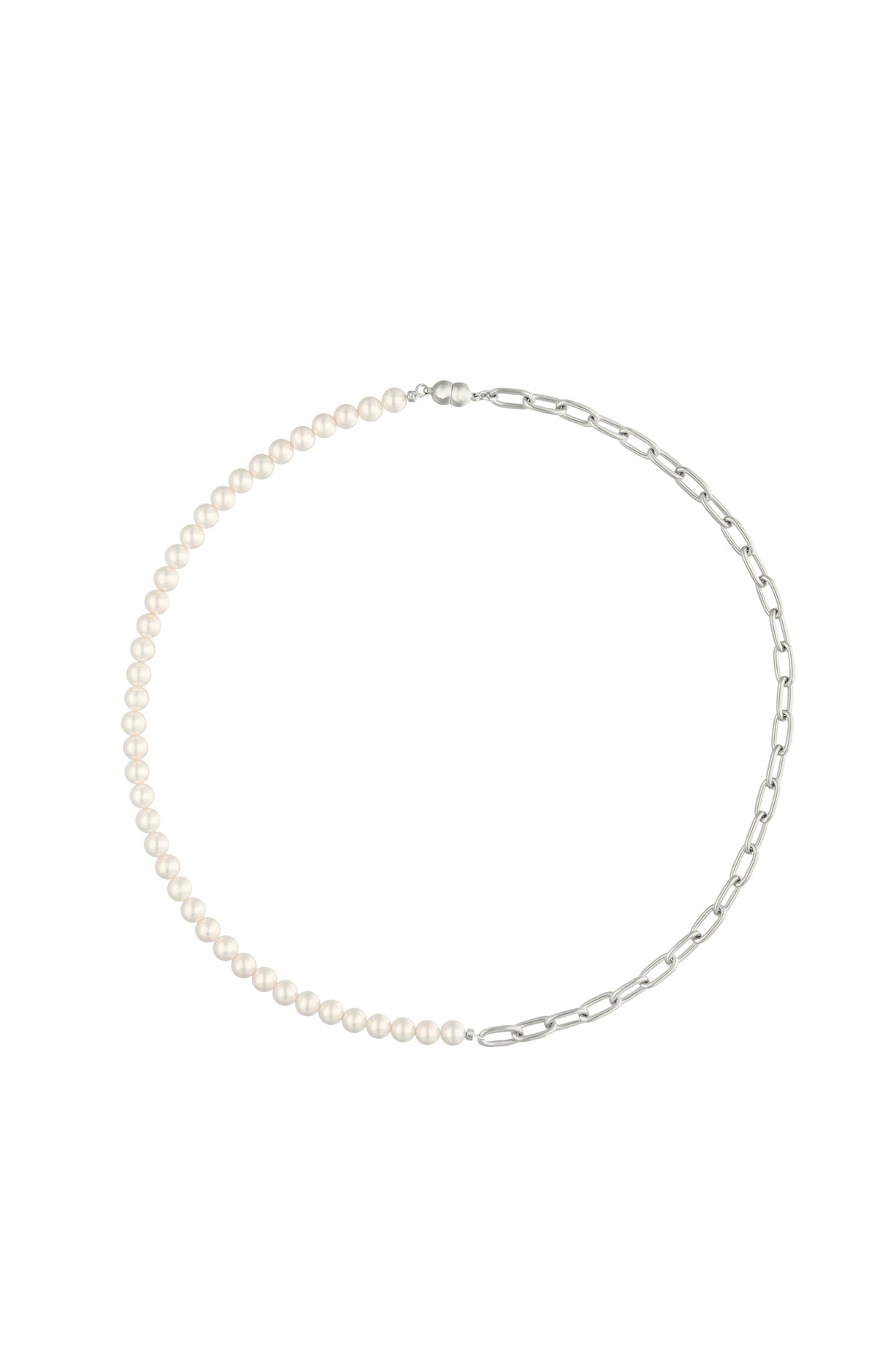 Pearl & Chain Necklace (L) – AFFECT