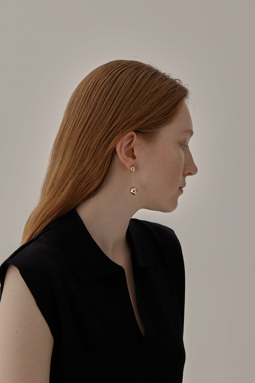 Ball Line Pierce/Earring