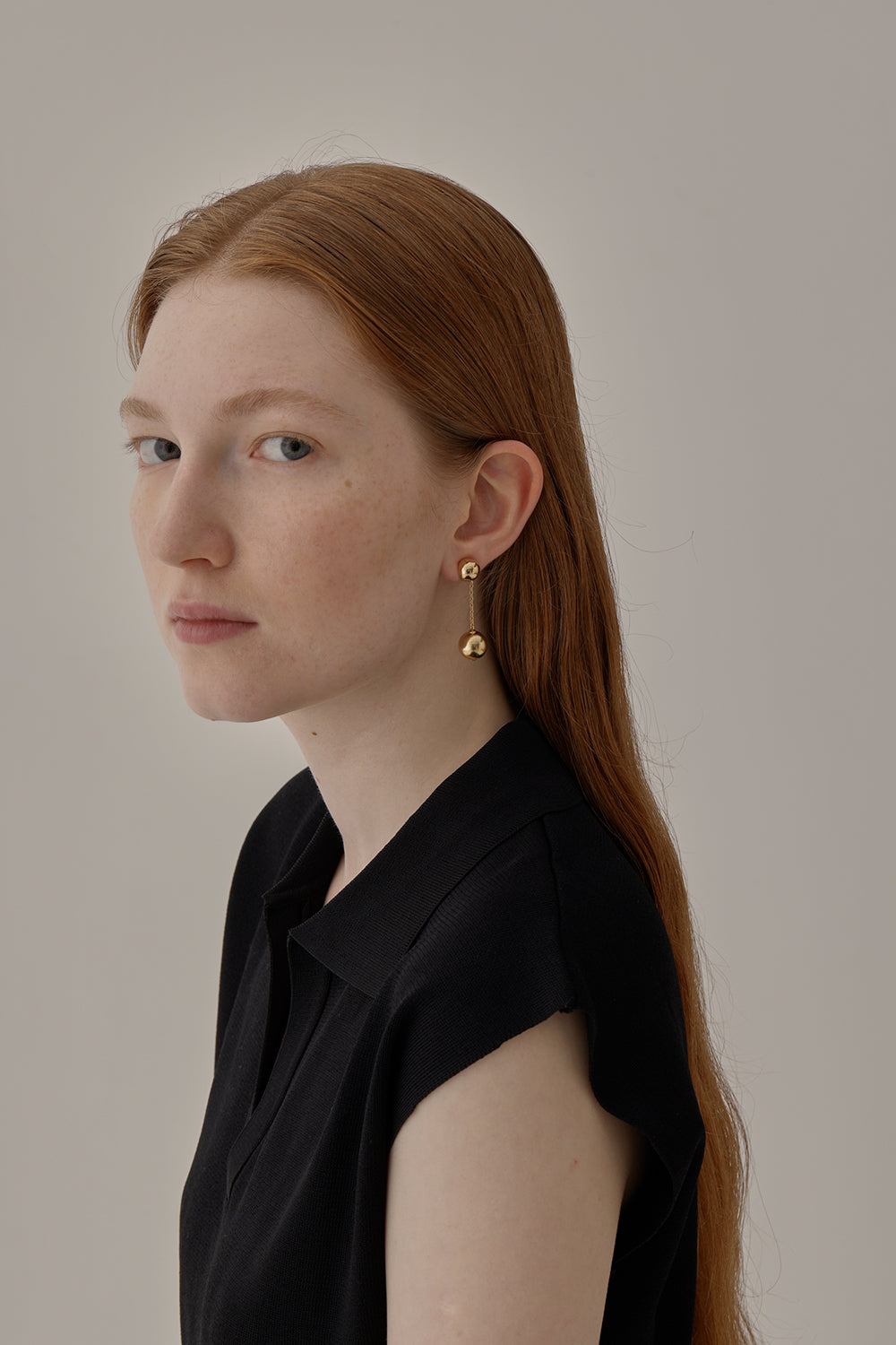 Ball Line Pierce/Earring