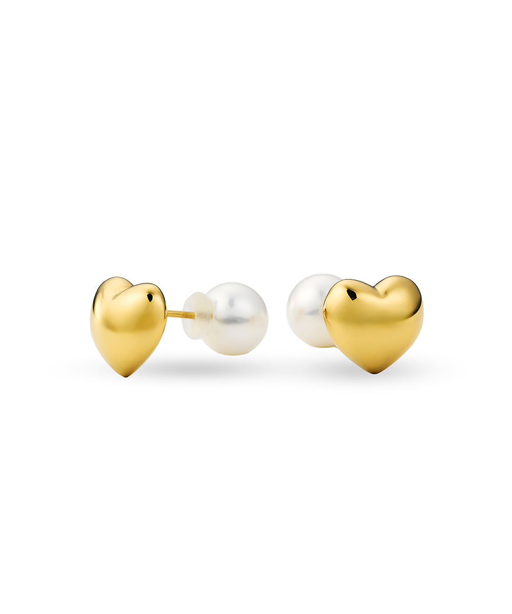 22 Pearl Pierced(Heart)