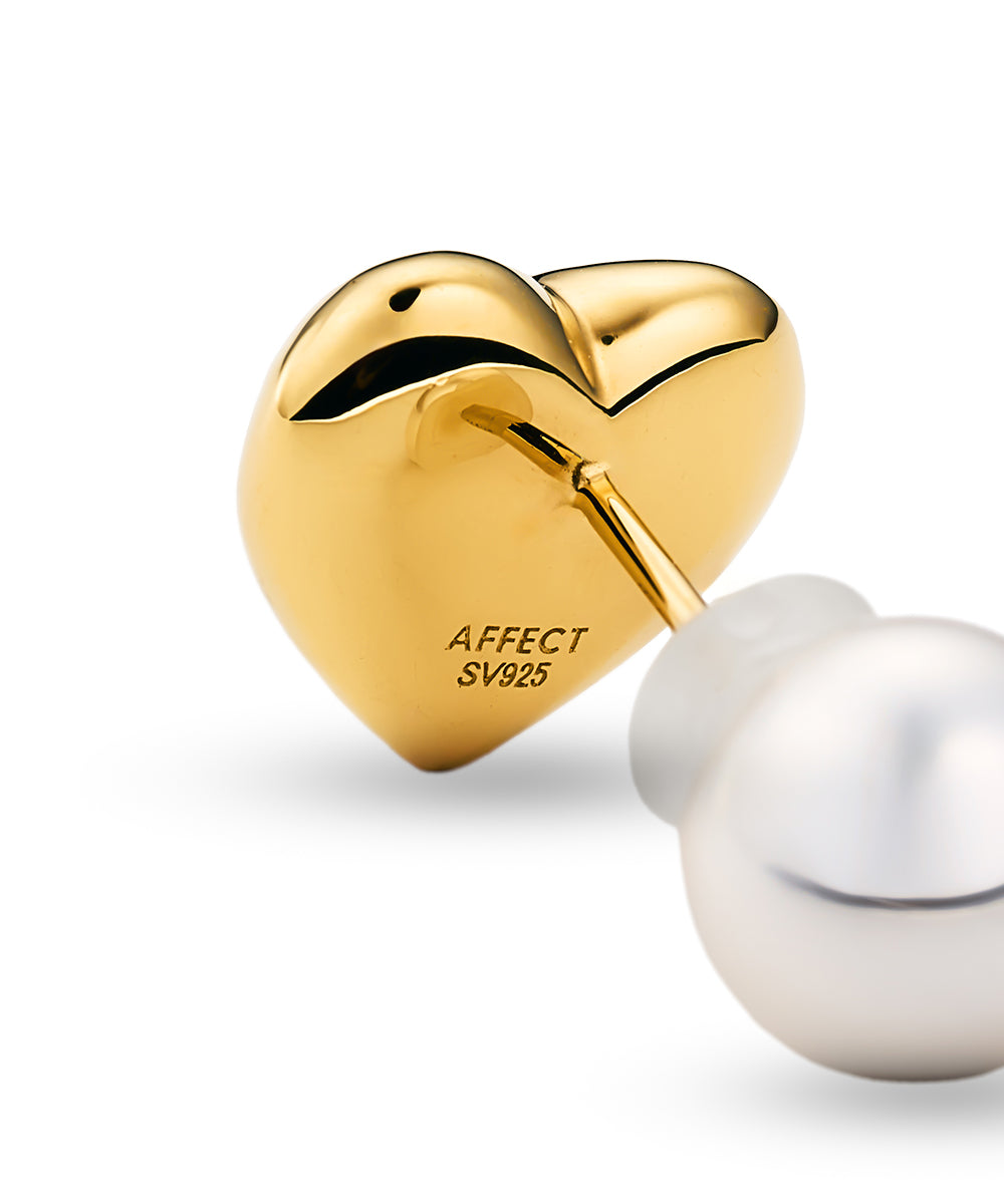 22 Pearl Pierced(Heart)