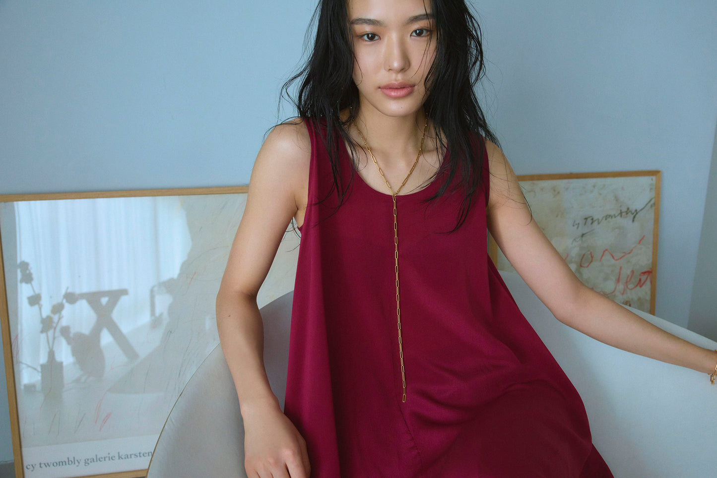 ロングチェーンネックレス(80cm)