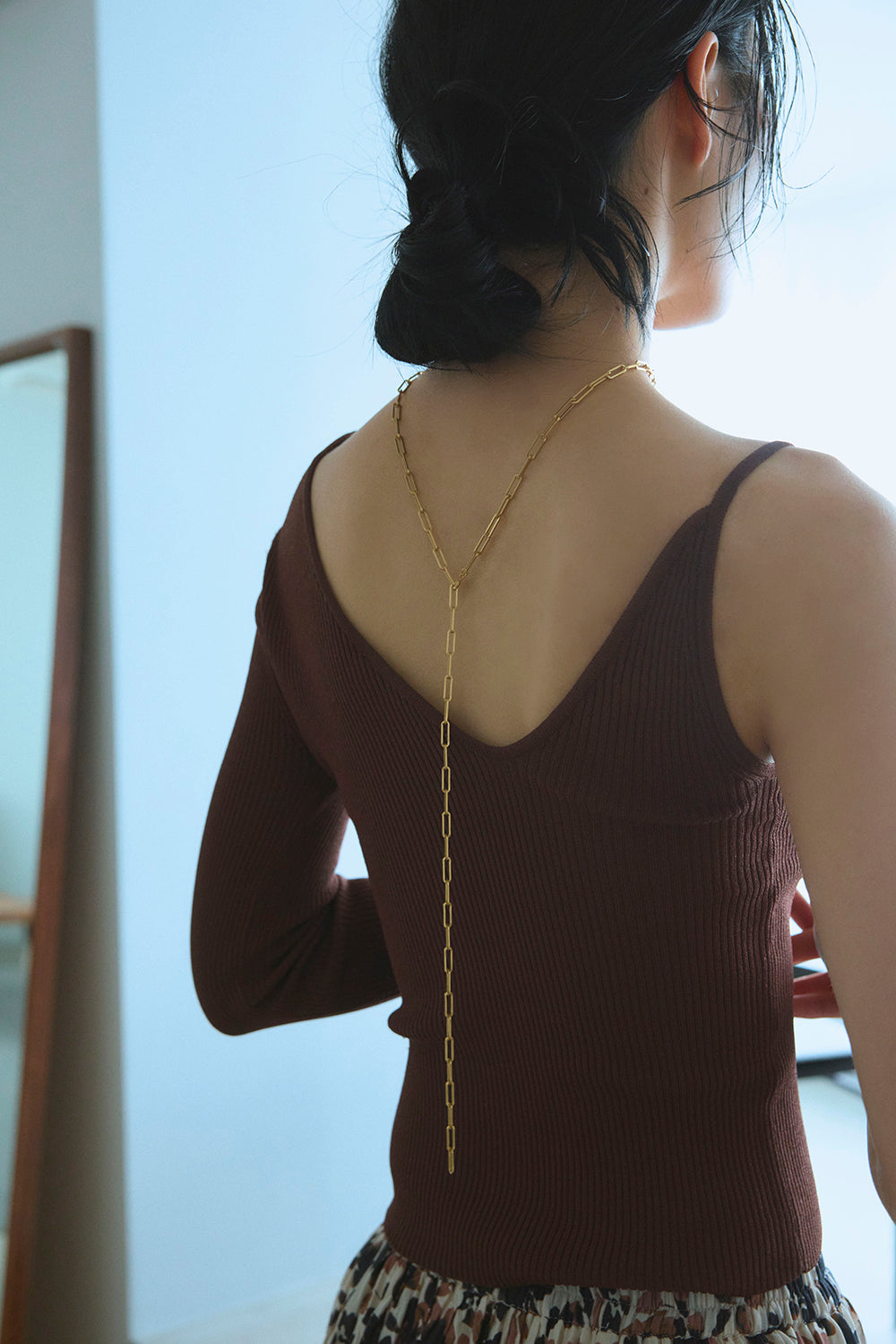 ロングチェーンネックレス(80cm)
