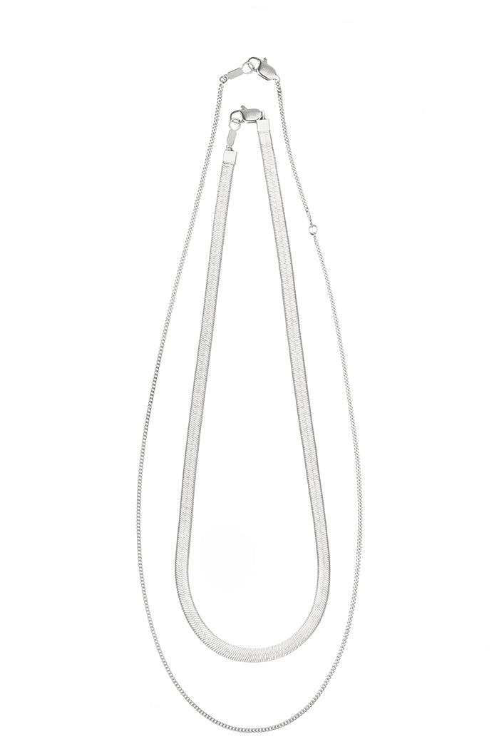 Set Necklace Sliver