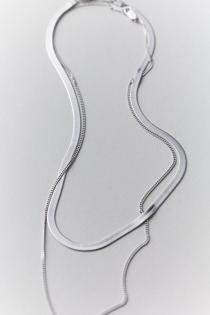 Set Necklace Sliver