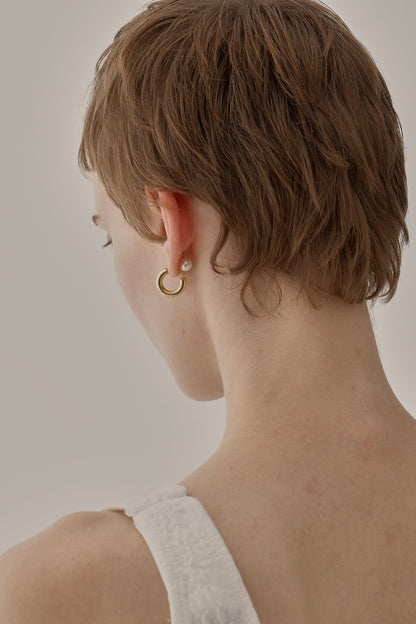 Pearl Hoops