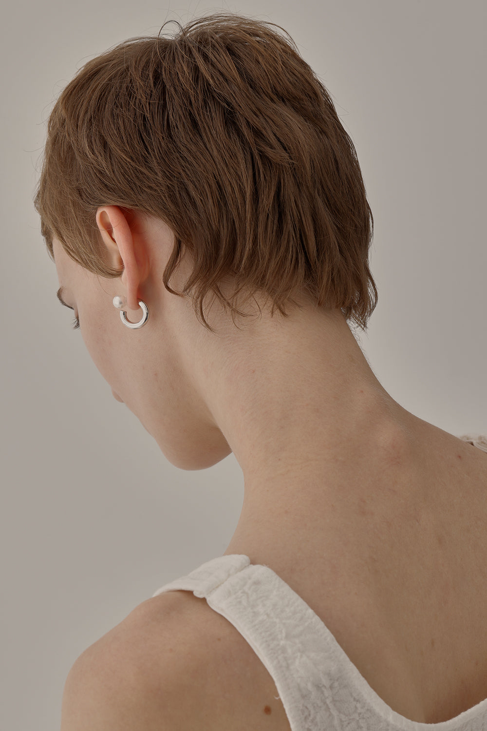 ピアス new : animal pearl Pearl Hoops – AFFECT