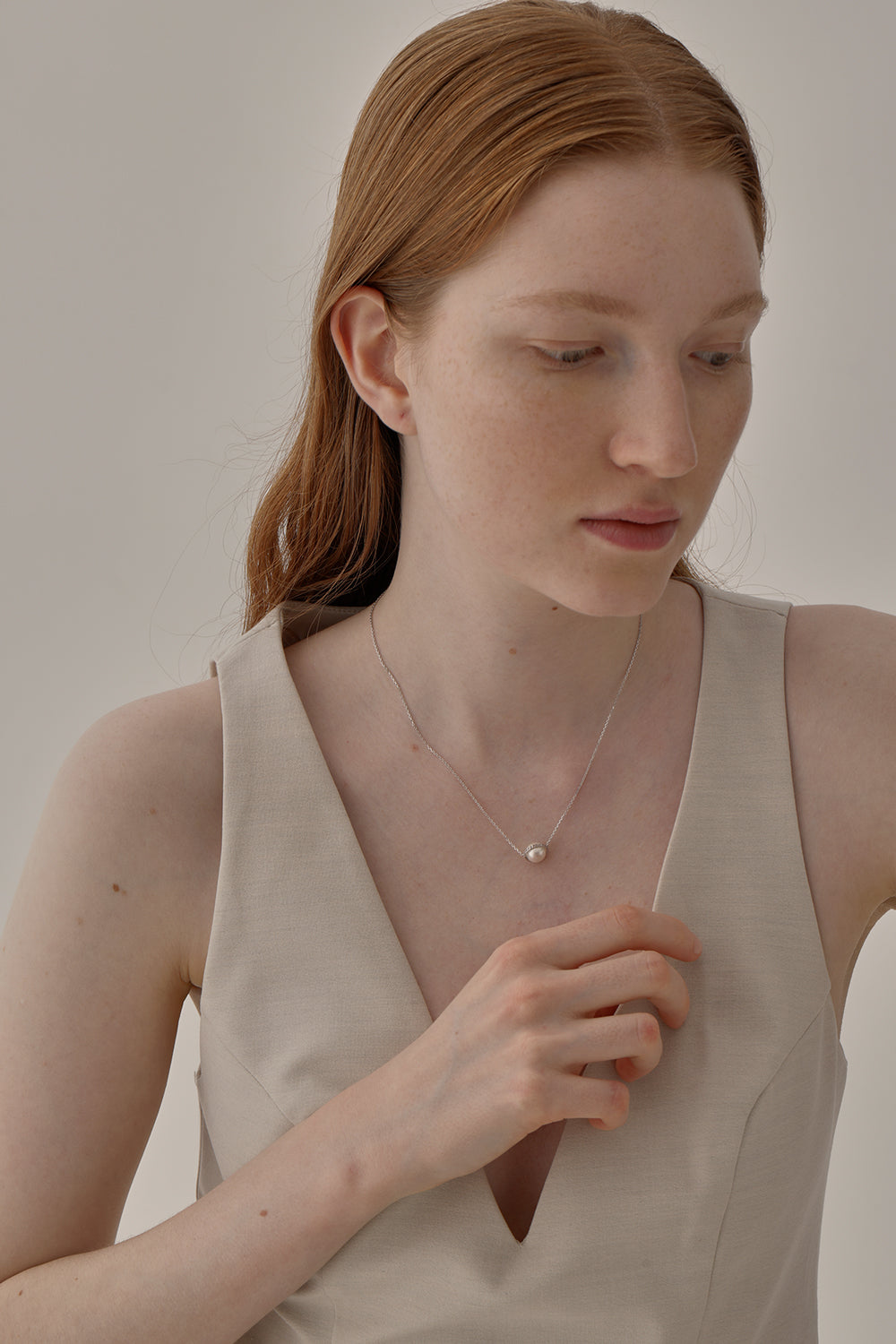 Single Pearl Necklace