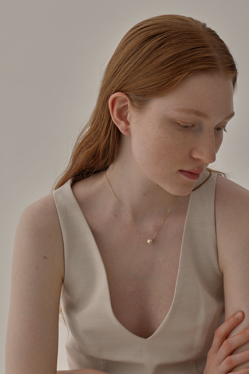 Single Pearl Necklace