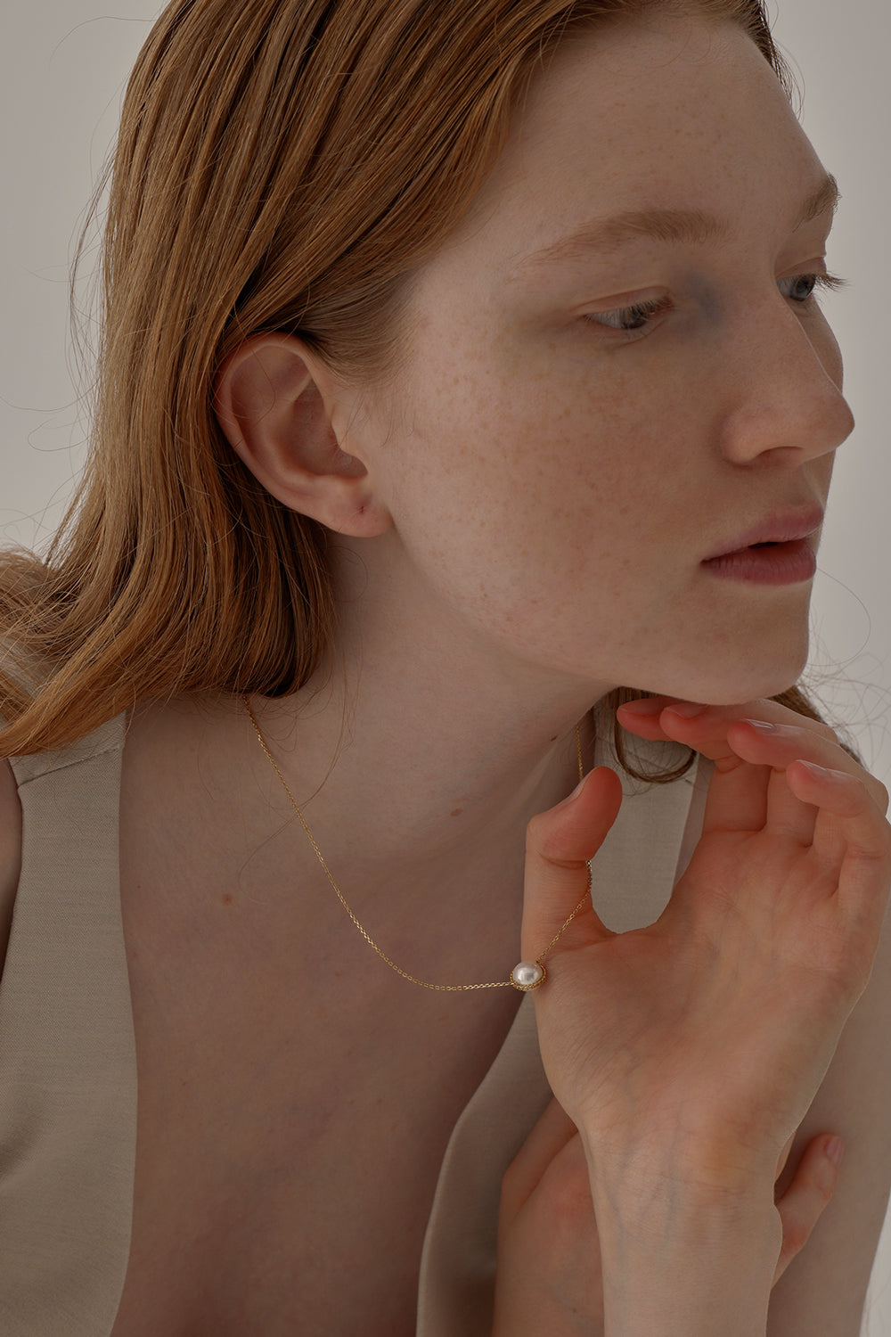 Single Pearl Necklace