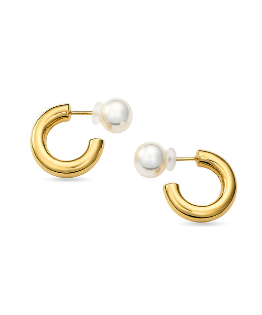 Pearl Hoops