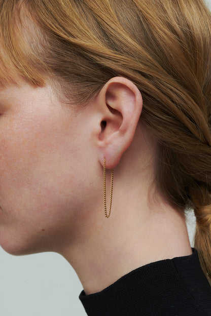 Line Hoop Pierce