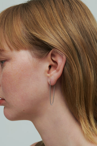 Line Hoop Pierce
