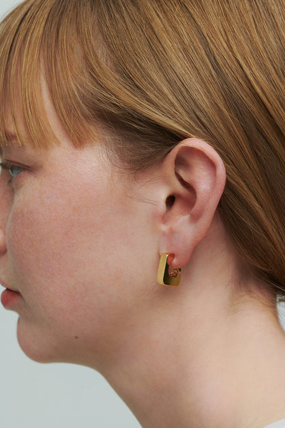 Square Pierce/Earring(L)